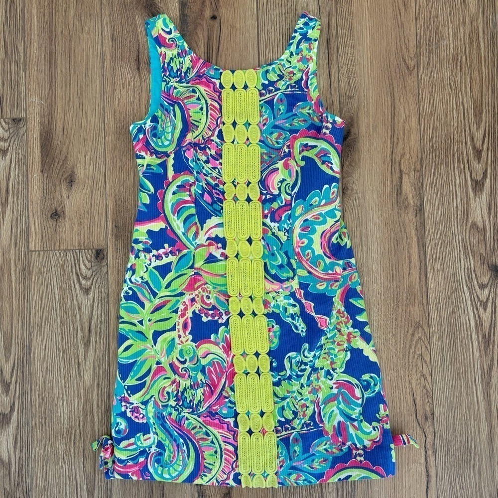 Lilly Pulitzer Women's Delia Shift Toucan Play Dress Size 0 EUC